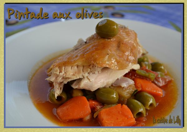 pintade aux olives