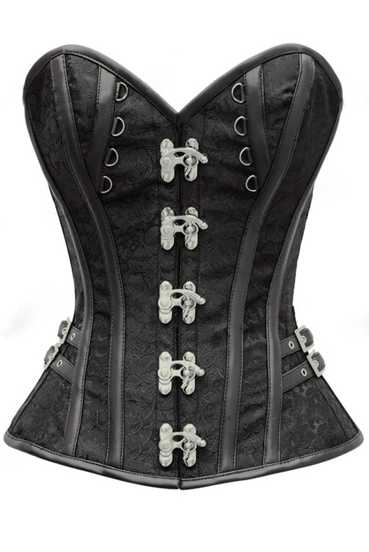 corset noir steampunk soiree goth