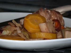 Paupiettes de veau chou vert et carottes (2)