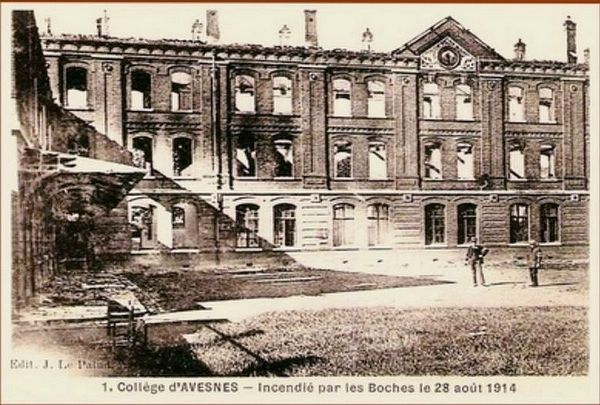 AVESNES-Le Collège détruit