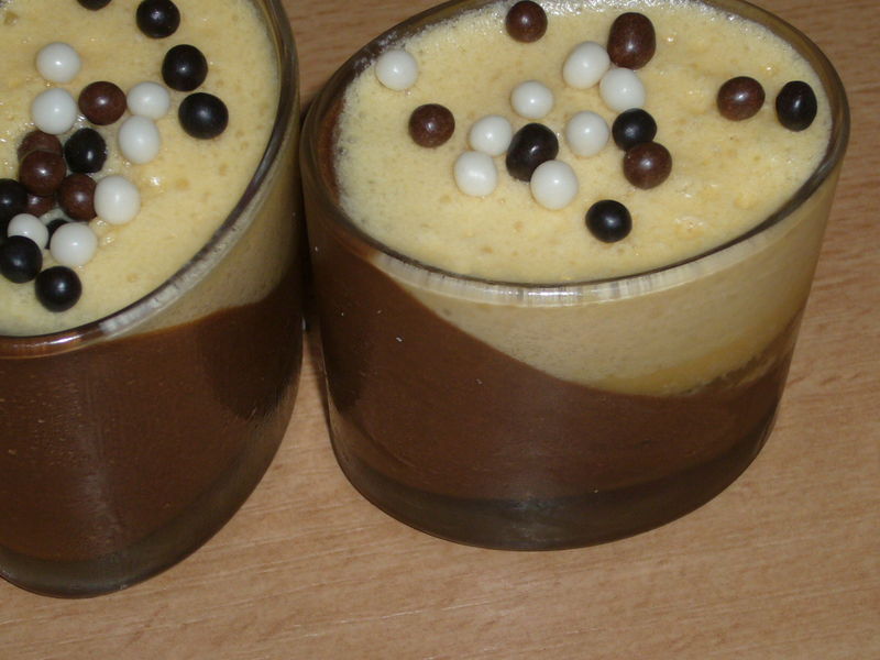 Duo de mousse au chocolat Chez Laurette