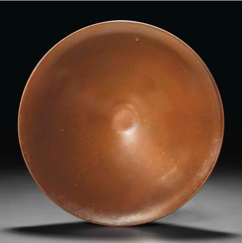 A Yaozhou persimmon-glazed conical bowl, Northern Song Dynasty (960-1127) (2)