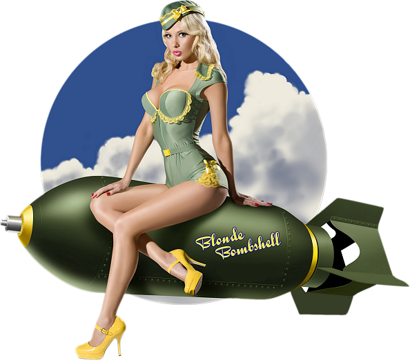 Cheznora-pinup fly girl tag