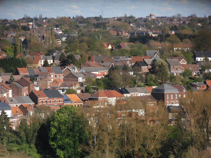 75  - Terril du 6 - Hornu-Wasmes - panorama