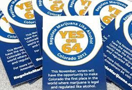 cannabis yes on A-64 poster