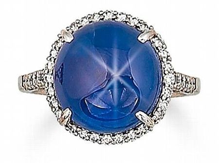 A_star_sapphire_and_diamond_ring