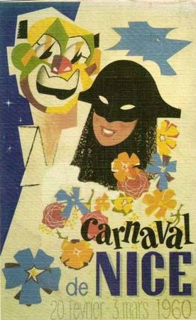 Carnaval Affiche Nice 1960