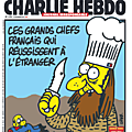 Ces grands chefs français qui réussissent - Charlie Hebdo N°1170 - 19 nov. 2014