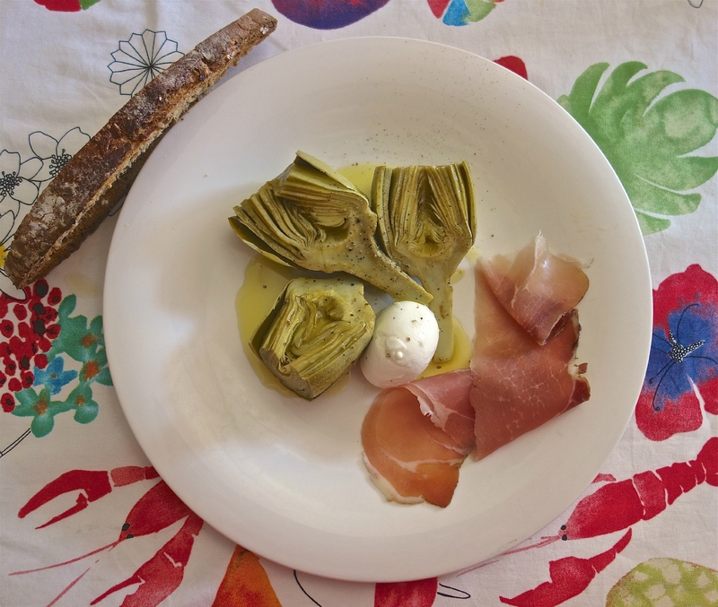 artichauts à l'huile d'olive comme dans les Pouilles