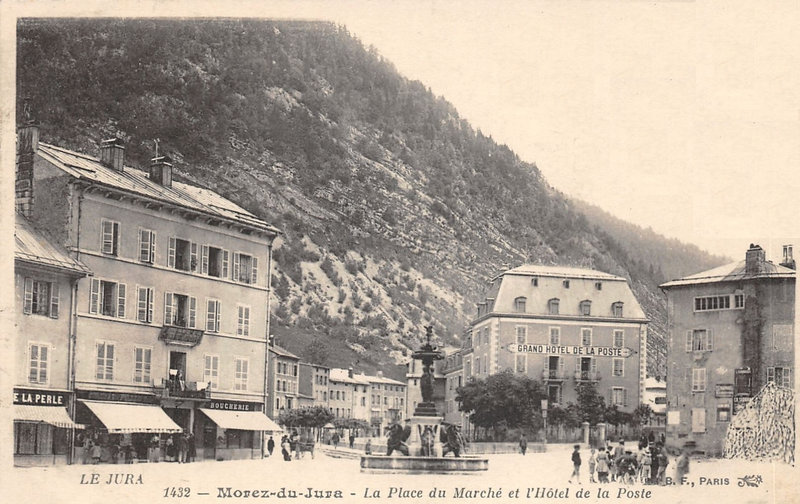 CPA Morez Place du Marché