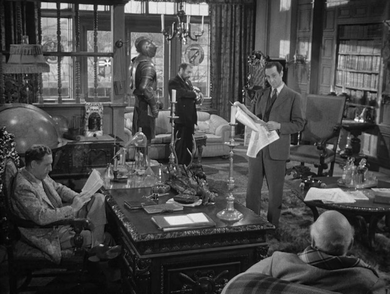 Canalblog KingdomOfCinema Sherlock Holmes Basil Rathbone10 The House Of Fear 1945 11