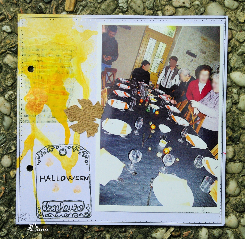 mini album halloween floue