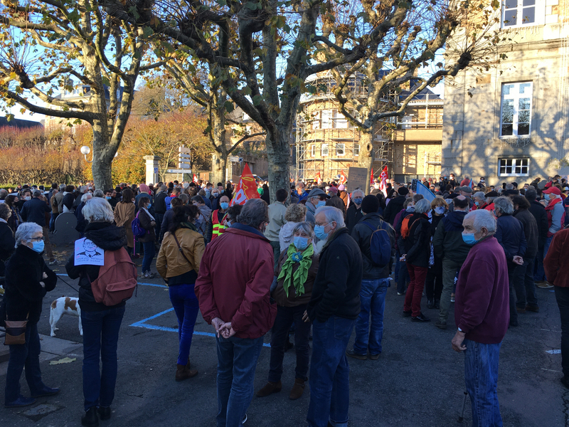 loi sécurité globale_Avranches_rassemblement_2020_28 novembre 2020