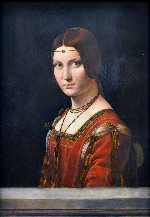 La_belle_ferronnière,Leonardo_da_Vinci_ 1497-_Louvre