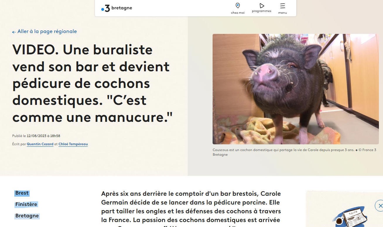 Tout plaquer pour devenir pédicure