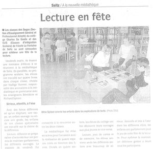 fête d ela lecture seltz