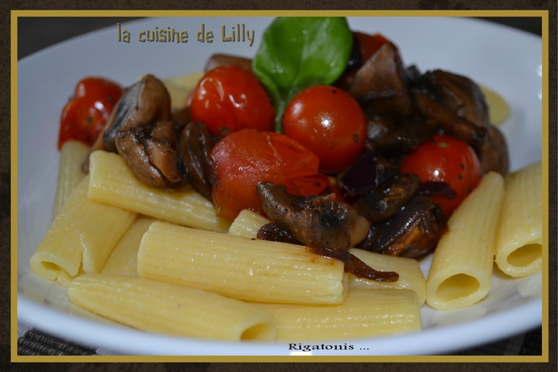 rigatonis aux tomates cerises