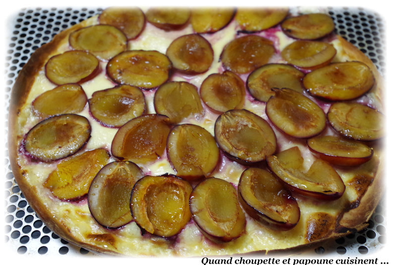 Flammekueche sucrée aux quetsches-8188