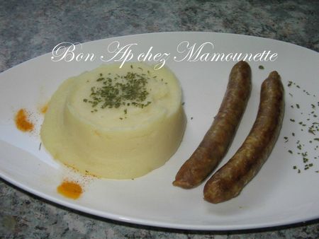 saucisses et purée maison 008