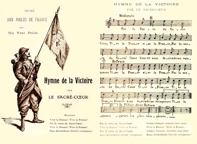 CPA Hymne de la Victoire BF