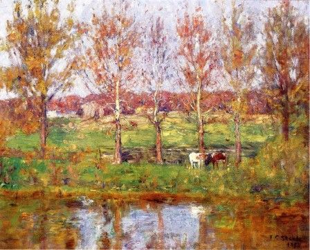 27134_Cows_by_the_Stream_fth_odore_clement_steele