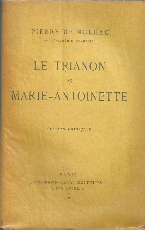 Le Trianon de Marie-Antoinette - Pierre de Nolhac -0001