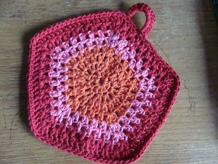 Potholder hexagonal