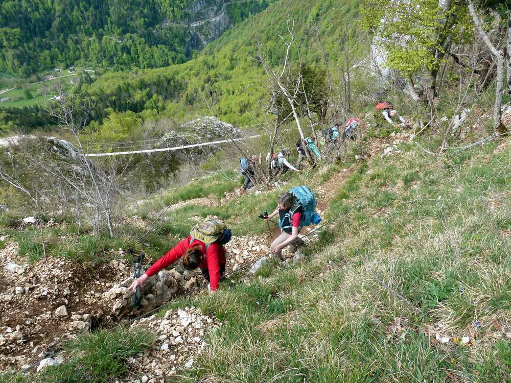Ben oui, ça monte! On est pas dans la Beauce, ici...!