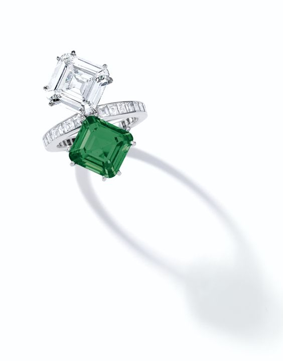 Emerald and Diamond Ring, Cartier