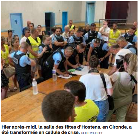 2022 07 171 SO A Hostens une évacuationb anticipée sans précipitation2