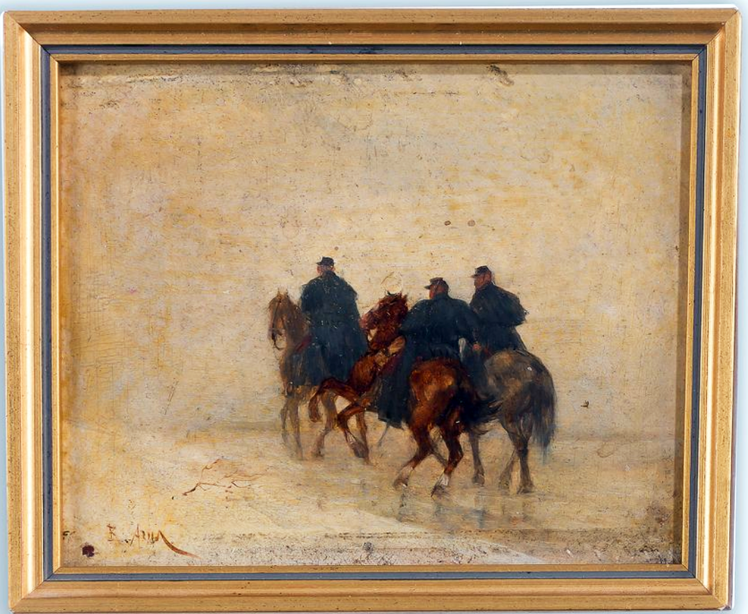 Arus, groupe d'officiers, guerre de 1870 (sd)
