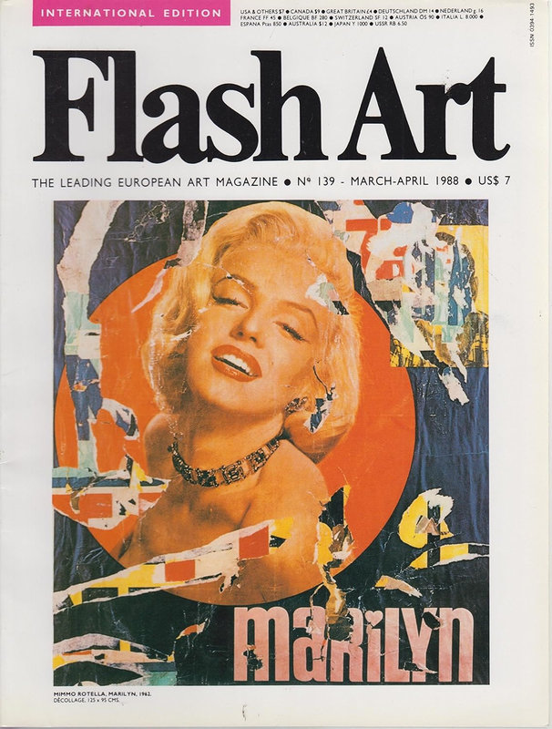 1988 Flash Art International edition