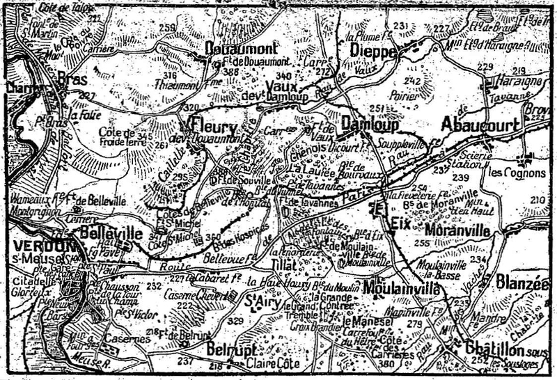 Verdun carte