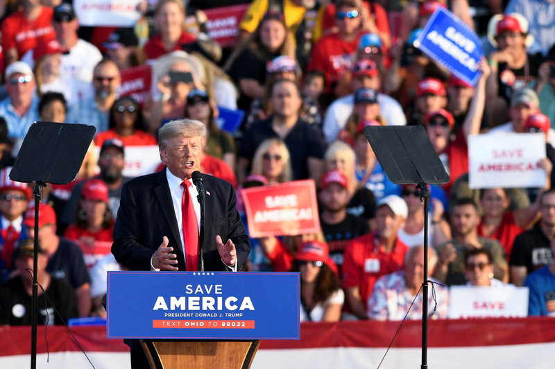 Donald Trump rally Ohio 2021