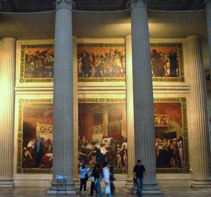 Jean-Paul Laurens, La mort de Sainte Geneviève, Le Panthéon