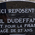 DUDEFFANT Paul (Ardentes) + 21/07/1918 Missy aux Bois (02)