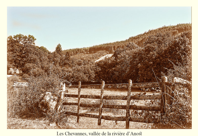 Les Chevannes, vallée de la rivière d'Anost
