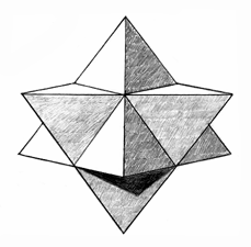 Figure 4.1 - Le tétraèdre entrelacé.