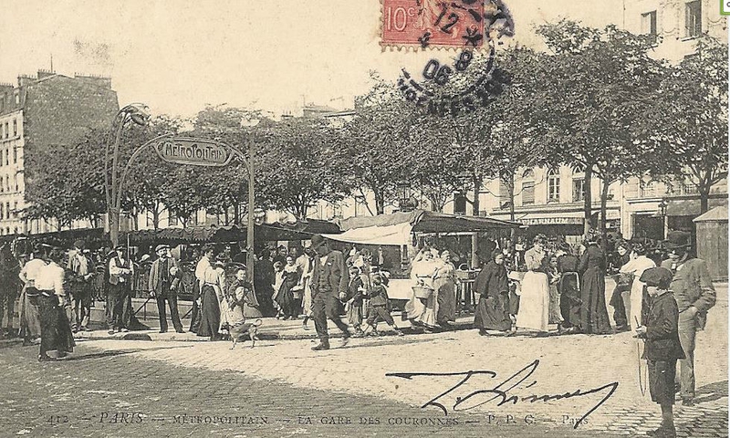 Métro, Gare des Couronnes