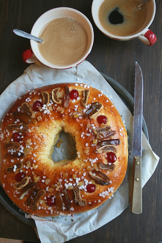 Brioche des rois fleur d'oranger figues et dattes - passion culinaire 2