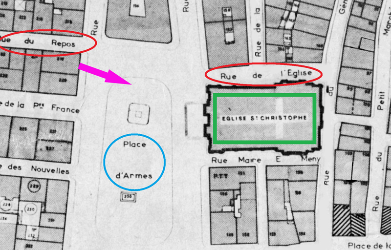 Plan Belfort Vieille ville BF Informations