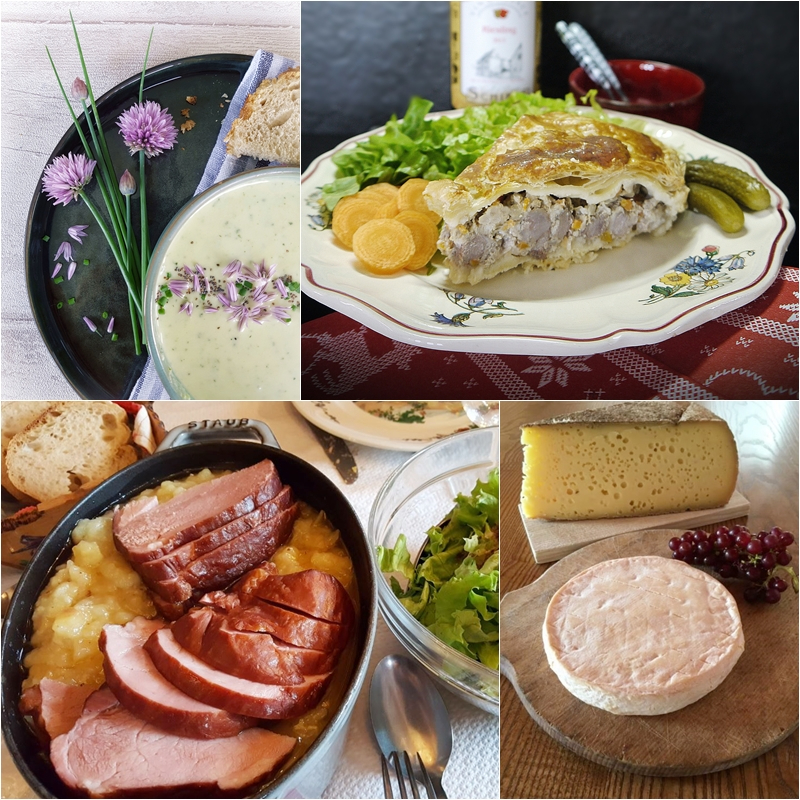 Mosaïque repas marcaire