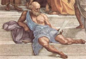 Raphael_Ecole_d'Athenes_detail_Diogene