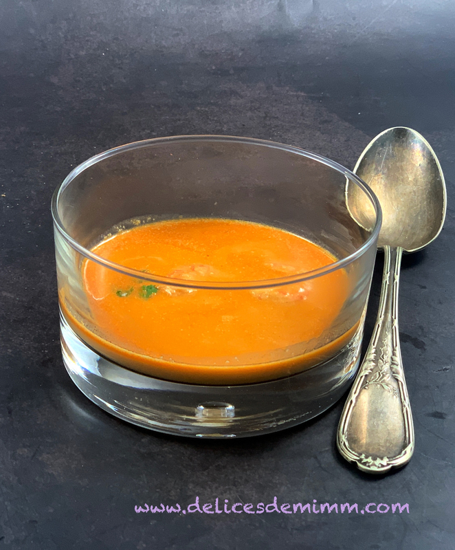Bisque de crevettes simple et facile 2