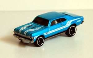 Chevrolet chevy nova SS 350 de 1968 de chez Hotwheels 01