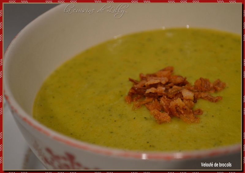 velouté aux brocolis