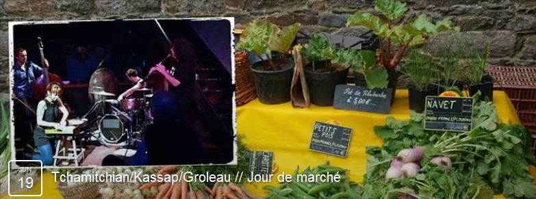 Tchamitchian, Kassap, Groleau - Jour de marché - 19 juin 15 - Comptoir