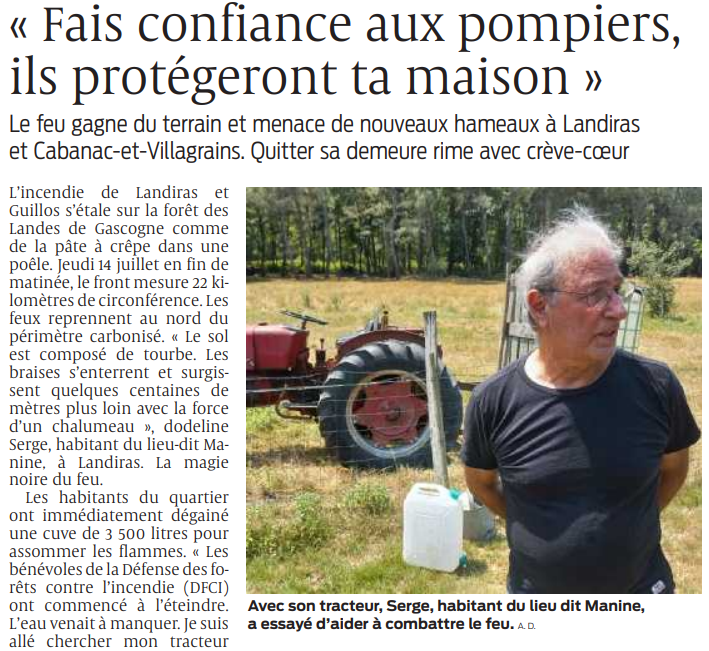 2022 07 15 SO Fais confiance aux pompiers ils protègeront ta maison