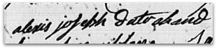 Alexis-Joseph signature z