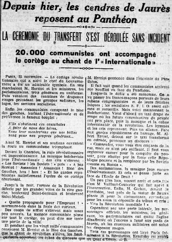 O-F Jaurès 23 11 1923